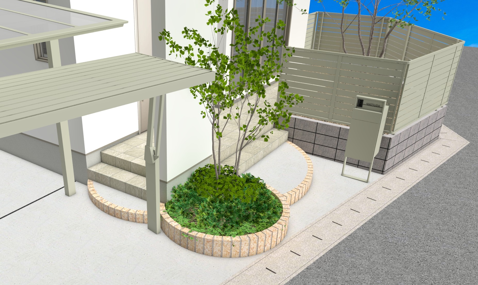 2025-09-05　岩本　伸行様-パース（階段・鳥瞰）③